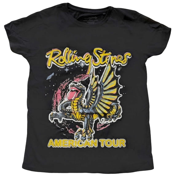 The Rolling Stones Ladies T-Shirt: American Tour Dragon (10)