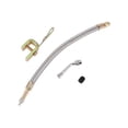 thumbnail image 1 of 1 Set de extensión de válvula de llanta de cobre de 135 grados con extensor de vástago de válvula de llanta flexible de acero inoxidable de 300 mm para automóvil, motocicleta, RV, camión, bicicleta, 1 of 6