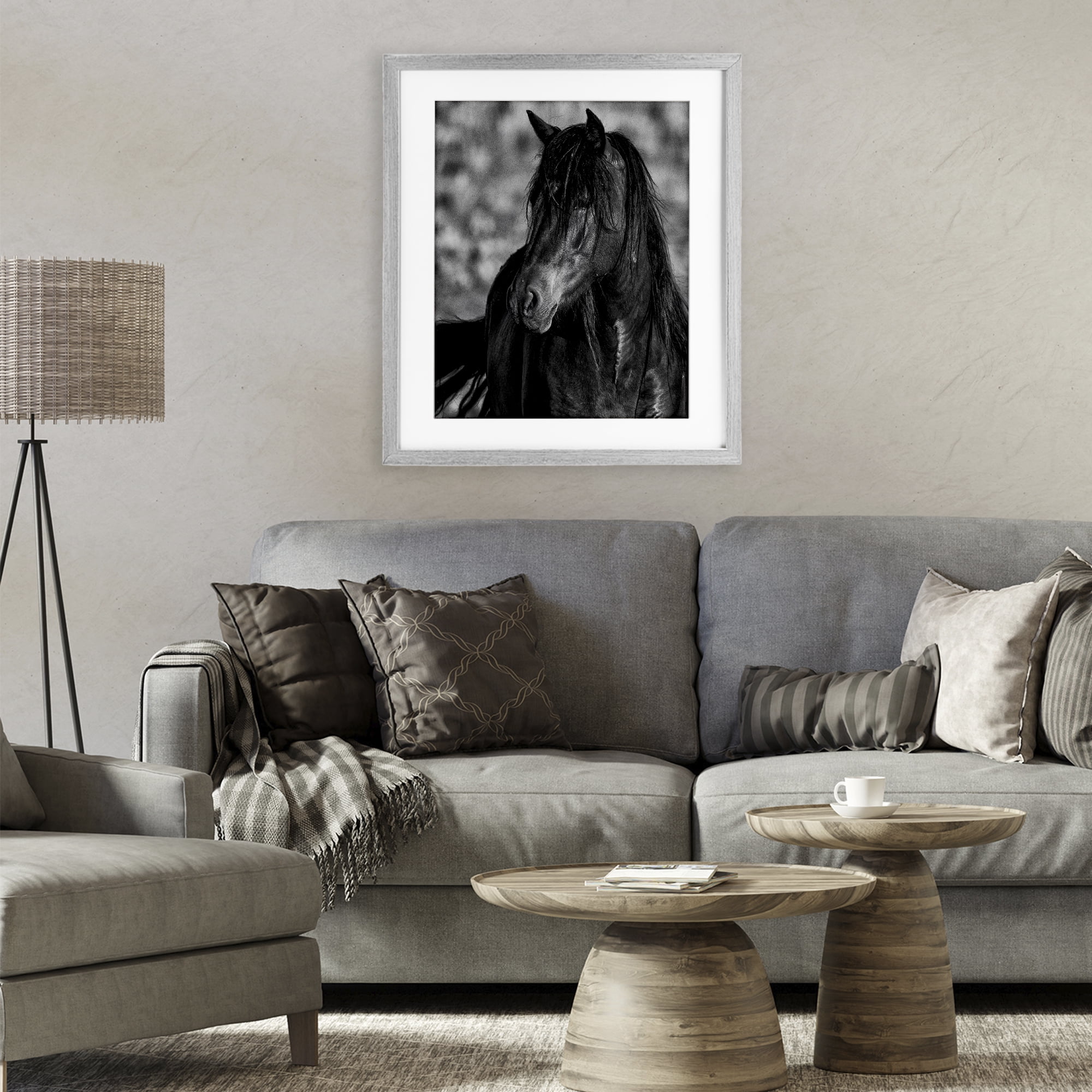 Stupell Industries Beauty In Black Gray Framed Print Under Glass, design by Tim West