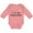 Mauve, variant on Inktastic I Love My Godmother Girls Long Sleeve Baby Bodysuit