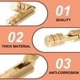 thumbnail image 3 of Bisagra Joez Wonderful oculta tipo barril de latón dorado de 28 piezas y 4 mm, 3 of 6