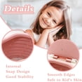thumbnail image 4 of Orinal portátil para viajes de niños pequeños, asiento plegable para ir al baño, inodoro de entrenamiento para niños, orinal de viaje para acampar, al aire libre, interior, rosa, 4 of 5