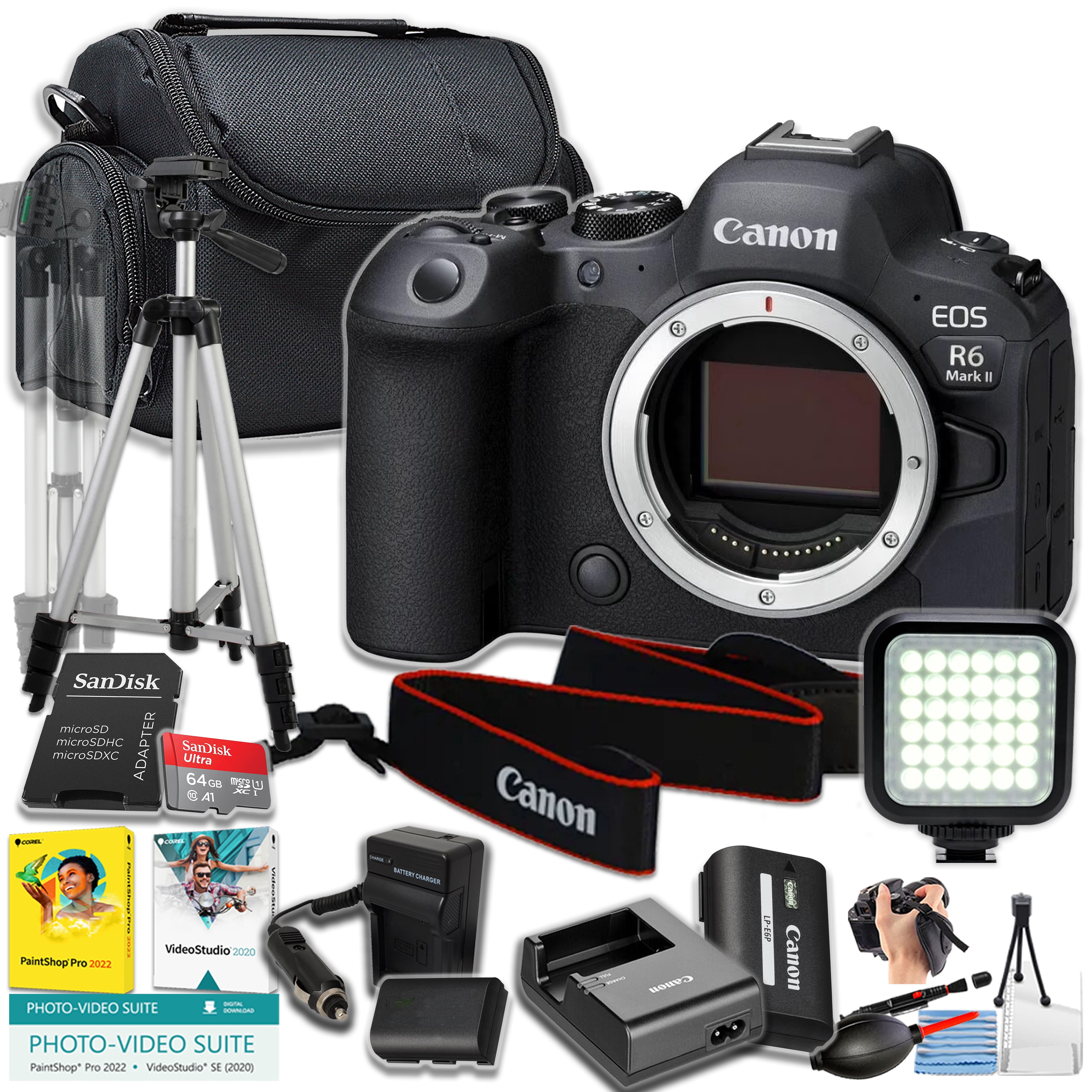 Canon EOS R6 Full-Frame Mirrorless Camera Body Only (International
