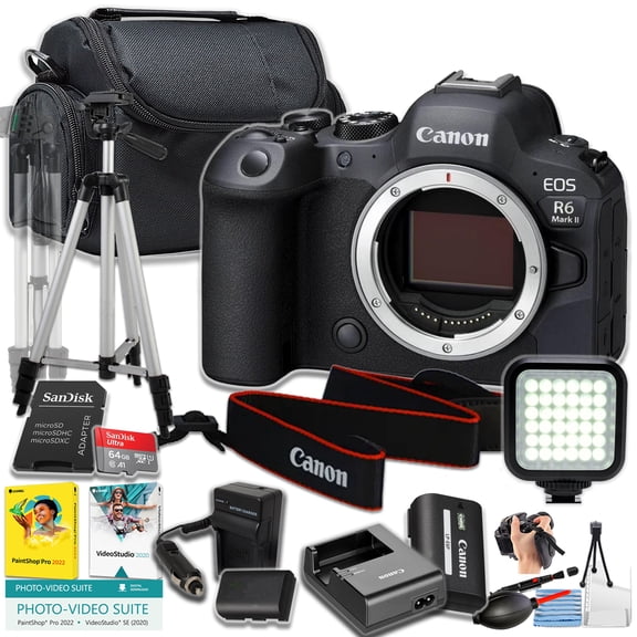Canon EOS R6 Mark II Mirrorless Camera Body Only (International Version)
