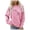 Pink [Halloween Clothes for Women Clearance], variant on Retro Cute Skeleton Hand Boop Dog Halloween Sweatshirt for Women Fashion Clothing Dressy Causal Long Sleeve Fall Outfits Womens Sweaters Pink, S