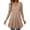Khaki, variant on Womens Fall Long Sleeve Tunic Tops for Leggings Loose Flowy Casual Wrap Elegant V Neck Pullover Blouse Trendy Curvy Hem Work Blouses with Pockets
