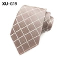 thumbnail image 5 of Fvsianol Necktie Business Tie Men Business Tie Lightweight Multipurpose Adjustable Plaid Print Decorative Gentleman Tie, 5 of 8