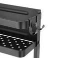 thumbnail image 5 of Folding magnetic spice rack refrigerator magnetic rack spice rack storage cabinet wall-mounted kitchen organization and storage suitable for cabinet hanging spice rack[black], 5 of 8
