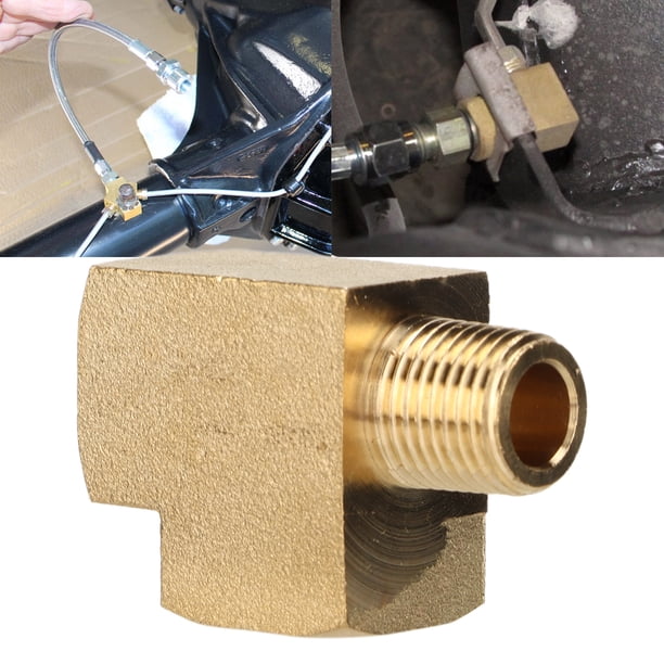 Accesorio de tubería de latón en T, codo de tubería de latón macizo, adaptador de tubería de latón, accesorio de tubería de latón macizo, funcionamiento suave