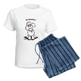 thumbnail image 5 of CafePress - Toy Poodle Manipulate Women's Light Pajamas - Women's Short Sleeve Print T-Shirt and Pants Light Cotton Pajama Set, 5 of 7