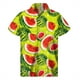 thumbnail image 2 of Camisa hawaiana con estampado de sandía colorida 2024, camisetas de verano de manga corta con botones de frutas estampadas en 3D, ropa para hombre, blusa con solapa, 2 of 5