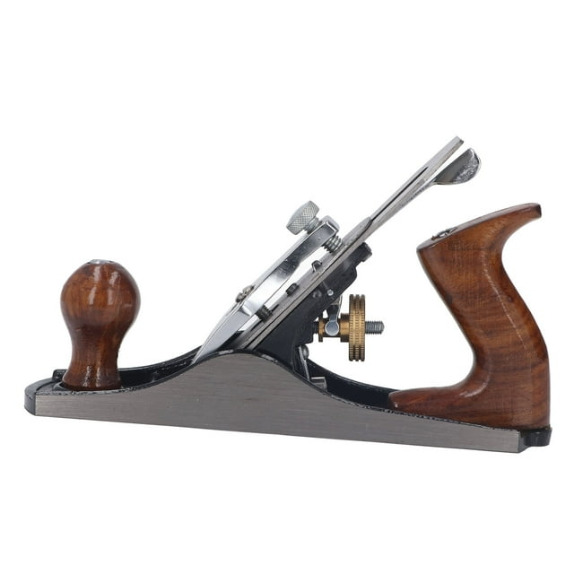 Cepillo de mano de banco con hoja afilada y base suave con mango ergonómico, cepillo de mano pequeño, herramienta de cepillado manual para carpintería