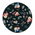 thumbnail image 2 of Daiia Baby Sloths Sleeping On The Christmas Ball Pattern Bucket Hat - Trendy Cotton Sun Hat for Beach, Golf, Fishing - Fun Outdoor Vacation Boonie for Men and Women, 2 of 9