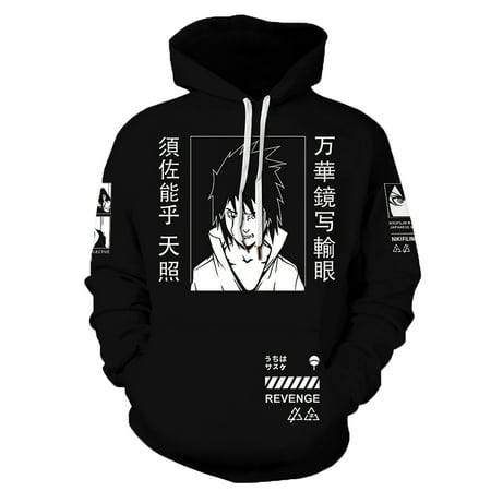 

NARUTO Hoodie Costume Pullover Couple Autumn Hoodie Baseball Uniform Hoodie Long Sleeve Pullover D