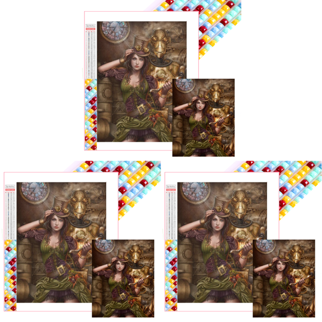 5D DIY Cuadrado Taladro Diamante Pintura Animal Kit Del Arte 45x55cm