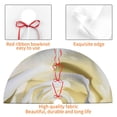 thumbnail image 6 of Kll 36" Christmas Tree Skirt White Rose Xmas Tree Skirts Mat For New Year Xmas Holiday Party Indoor Outdoor Home Decoration, 6 of 9