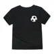 thumbnail image 3 of Camiseta de algodón para bebé niño, camiseta blanca y negra de verano para niño, ropa para niño, camisetas de algodón con estampado de fútbol, camiseta de 2 a 12 años, 3 of 5