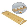 thumbnail image 1 of Bandeja de bambú perfecl Bandeja de almacenamiento Rectangular para Servir Soporte para Aperitivos Dulces, 1 of 8