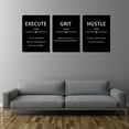 thumbnail image 4 of Inspirational Wall Art Set of 3, Minimalist Framed Wall Art Motivational Black Canvas Artwork Paintings, Positive Quotes Room Decor, Office Wall Posters for Living Room Bedroom Office 12"x16"x3, 4 of 6