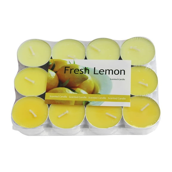 LMTODLFG Natural Beeswax Tea Candles, 12 Pack Handmade Beeswax Candles in Aluminum Cup, Great for Black Out Home Spa Prayer