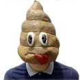 thumbnail image 1 of Halloween Latex Mask Funny Carnival Fancy Dress Masks Party Spoof Diy Props Poo Headgear, 1 of 5