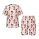 thumbnail image 1 of Balery Dachshund Dog Heart Conjunto de Pijama Infantil de Manga Corta con Estampado – Ropa de Dormir de Algodón Suave-3X-Large, 1 of 6