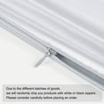 thumbnail image 5 of PiccoCasa 1 Pc 19 Momme Silk Pillowcase with Hidden Zipper Jumbo Silver 31" x 31", 5 of 7