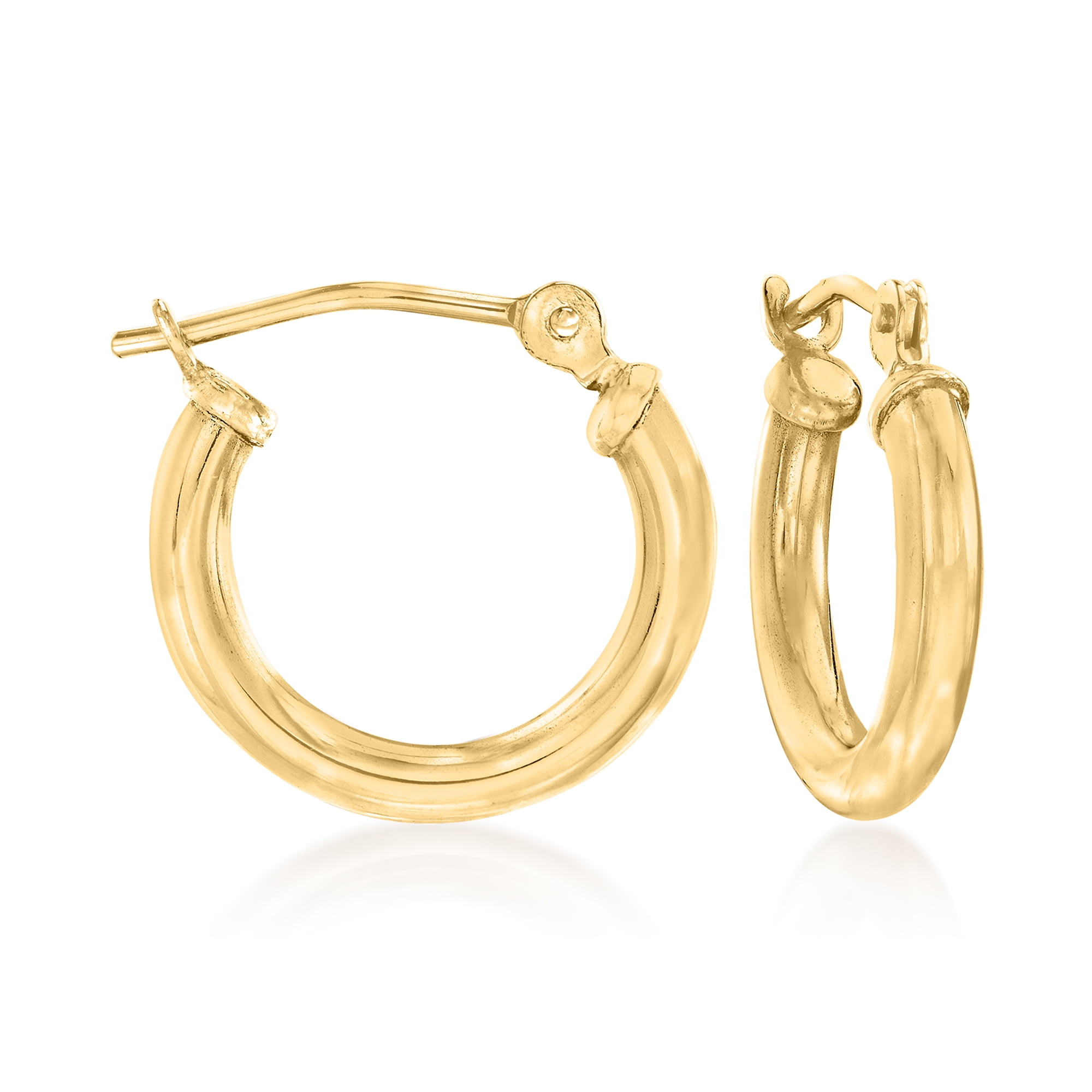 14kt small hoop earrings