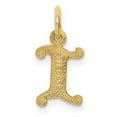 thumbnail image 5 of Auriga 14k Yellow Gold Letter I Initial Charm Pendant for Women, 5 of 6
