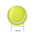 thumbnail image 1 of Advanced Graphics 3453 14 x 14 in. Tennis Ball Icon Yard Sign, 1 of 1