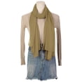 thumbnail image 2 of INSPIRAR CHIC Bufanda de Chiffon Sólido para Mujeres Ligera Suave Sheer Larga Envoltura para la Cabeza Chal Bufandas Taupe 68.9x29.5 pulgadas, 2 of 7