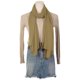 thumbnail image 2 of INSPIRAR CHIC Bufanda de Chiffon Sólido para Mujeres Ligera Suave Sheer Larga Envoltura para la Cabeza Chal Bufandas Taupe 68.9x29.5 pulgadas, 2 of 7