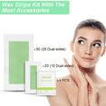 thumbnail image 3 of Charmonic Wax Strips 70 Count for Body & Face, At Home Waxing Kit for Eyebrow Leg Facial Bikini Hair Removal for Women (2 Sizes 70 Strips+ 4 Wipes), 3 of 12