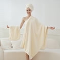 thumbnail image 2 of Jubipavy Coral Velvet Towel Bath Towel Bath Towel Set Deluxe Bath Towel Ultra Soft Cotton Towel Set High Absorbent Towel, 2 of 5