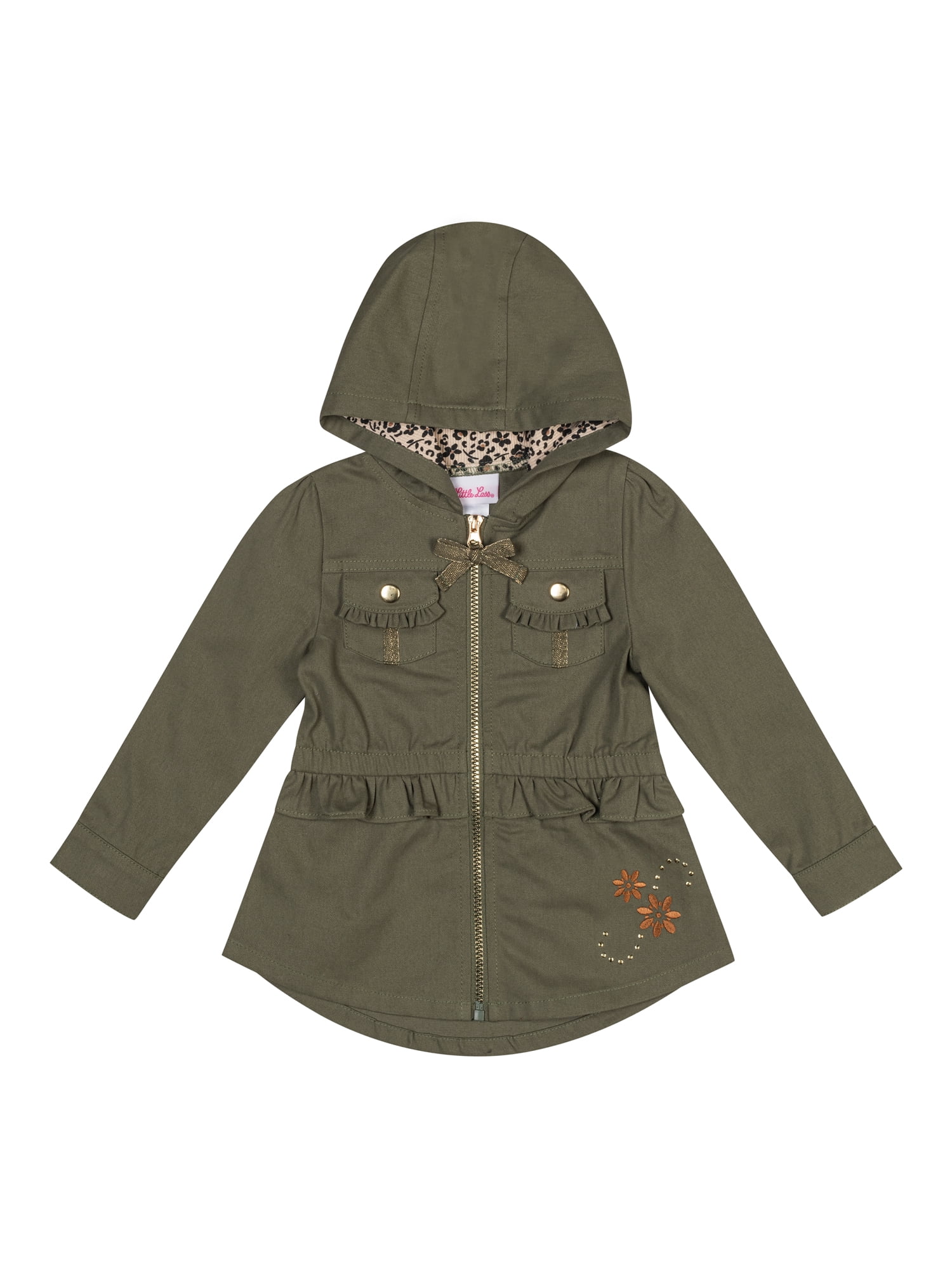 Little Lass Toddler Girls' Jacket, Tee, and Legging 3-Piece Set, Sizes 2T-4T