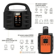 Alpha Digital - Portable Power Station, 155Wh/42000mAh, Rechargeable Emergency Battery - 6 Ports: A/C / USB / DC