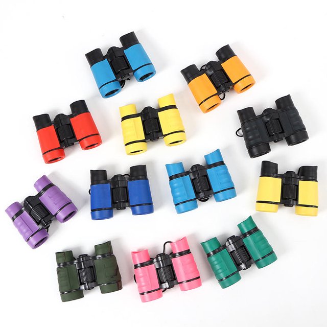 Gran venta de juguetes para niños, binoculares de goma de color para exteriores, telescopio de fotografía de viaje para montañismo Sincero Hogar