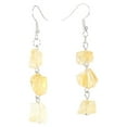thumbnail image 1 of Pendientes de cristal Qarigey para mujer amarillo, 1 of 6