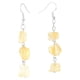 thumbnail image 1 of Pendientes de cristal Qarigey para mujer amarillo, 1 of 6
