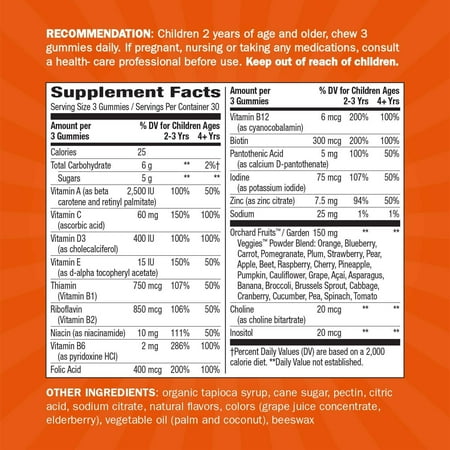 Nature's Way Multivitamin Gummies for kids 90 ea