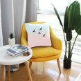 thumbnail image 6 of Dusk Flying Birds Pattern 16x16 Inch Plush Velvet Pillowcase Double Sided Print, Hidden Zipper, 6 of 7