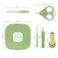 thumbnail image 4 of Ababeny 5 in 1 Baby Grooming Kit, Infant Safety Health Care Set with Nail Clipper Nose Cleaning Tweezers Baby Essentials Kit for Newborn Infant Toddlers Baby Boys Girls, 4 of 7