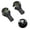 Black, variant on Pack of 2-Universal Multifunctional Car Vehicle Seat Headrest Mobile Phone Holder Gold or Silver