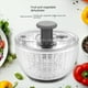 thumbnail image 5 of Deshidratador, Centrifugadora de Lechuga, Lavadora de Frutas, Tazón para Lavar Frutas con Colador, Limpiador de Verduras, Limpiador de Ensaladas, Lavadora de Lechuga, 5 of 5
