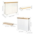 thumbnail image 5 of Tall Toilet Paper Storage Box Holds Multiple Rolls for Home or Office Supplies, 5 of 20