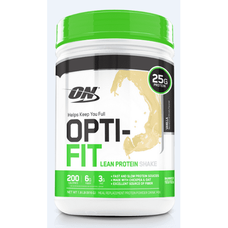 Optimum Nutrition Opti-Fit Lean Protein Powder, Vanilla, 25g Protein, 1.8