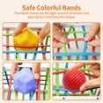 thumbnail image 5 of Juguete para bebés de 1 a 2 años, juegos sensoriales Montessori para bebés de 6, 9, 12 y 18 meses, clasificador de formas con bolas texturizadas, bolas sensoriales, cubo de actividad de desarrollo, juguete para niños y niñas JM, 5 of 5