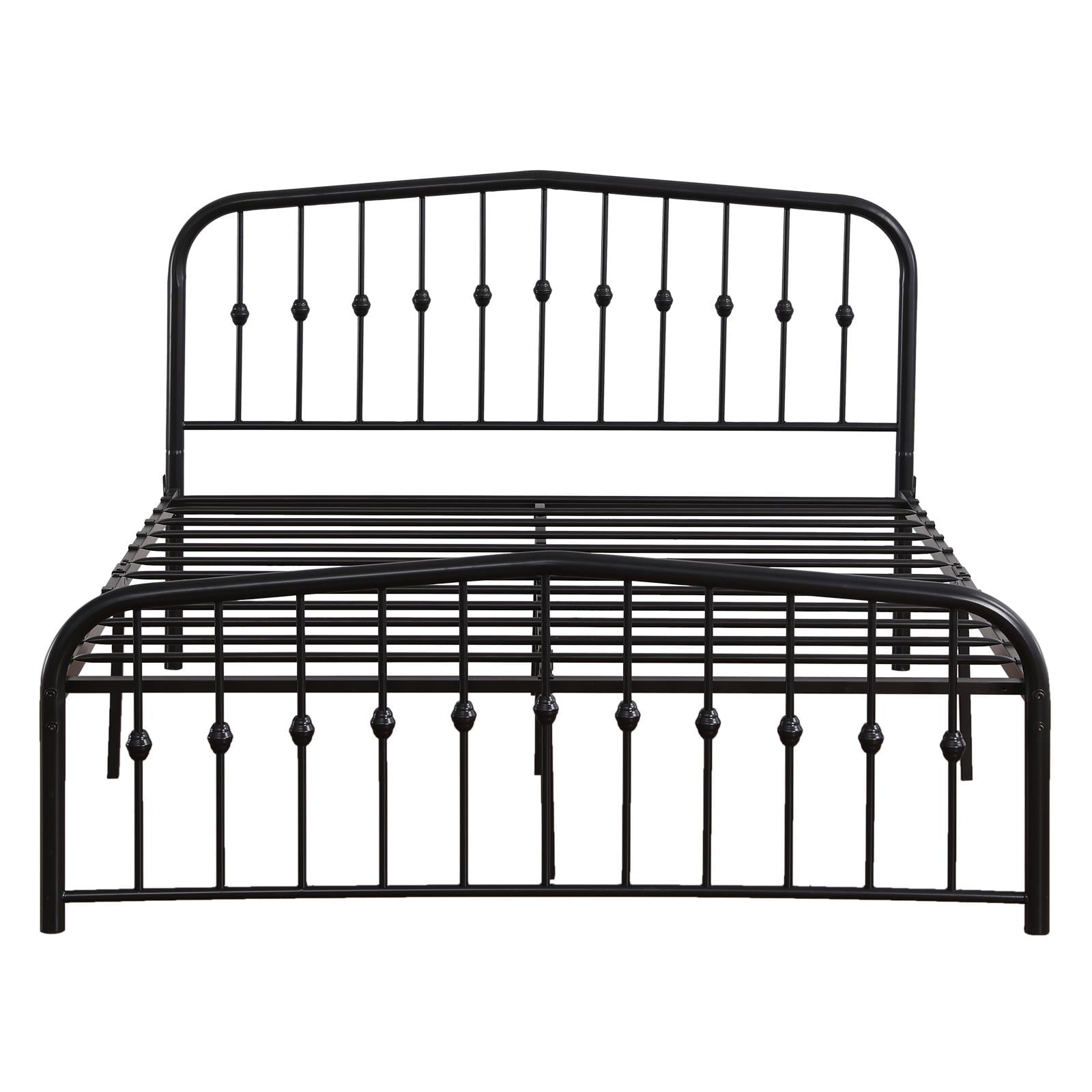 Ktaxon Vintage Style Platform Metal Bed Foundation Headboard Footboard