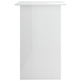 thumbnail image 3 of vidaXL Desk High Gloss White 90x50x74 cm Engineered Wood, 3 of 4