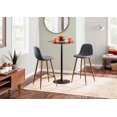 thumbnail image 3 of Pebble Mid-Century Modern Counter Stool by LumiSource, 3 of 9